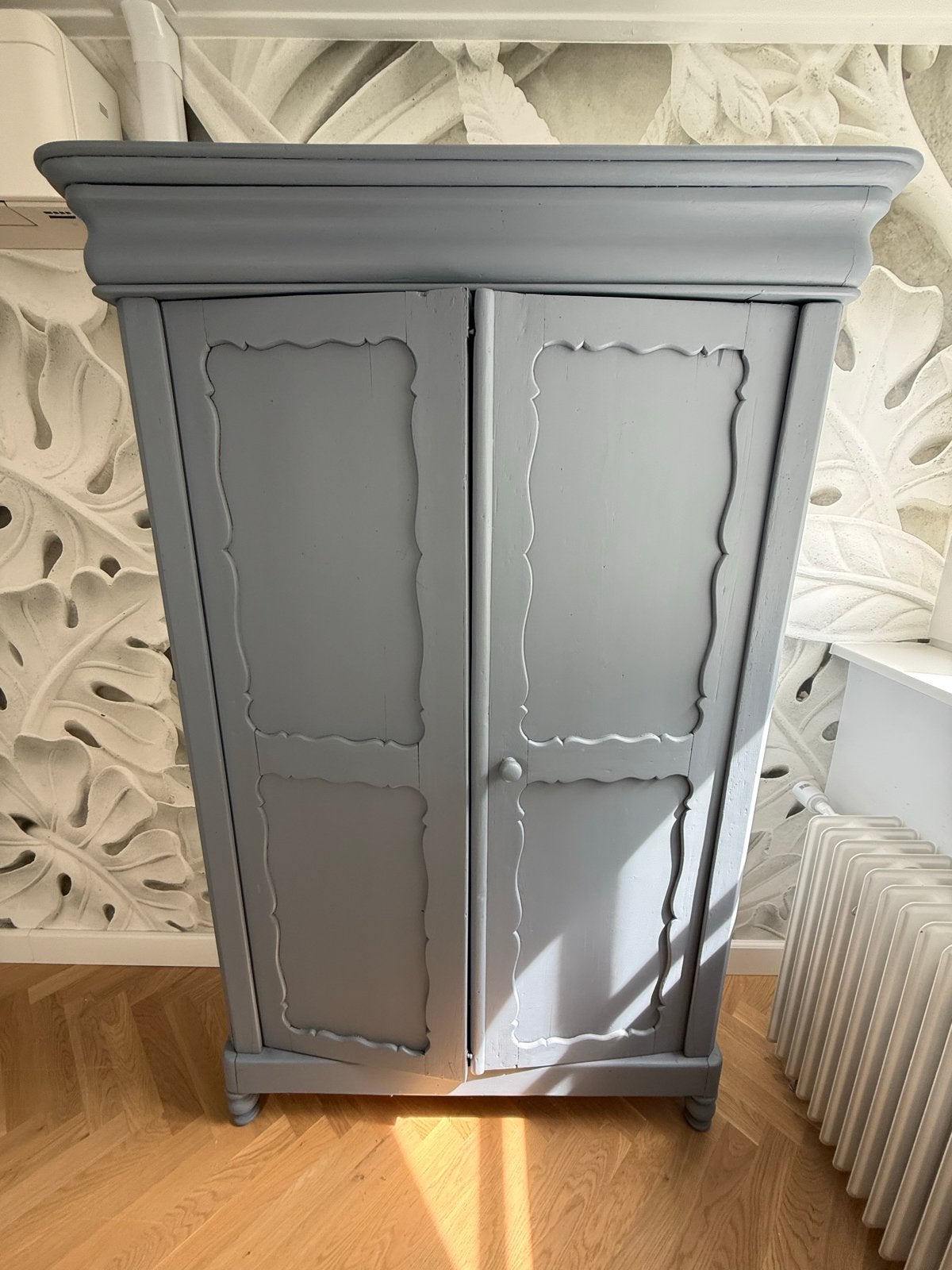 Grenen antieke kast opgeknapt - 116x194x42 cm, Ophalen