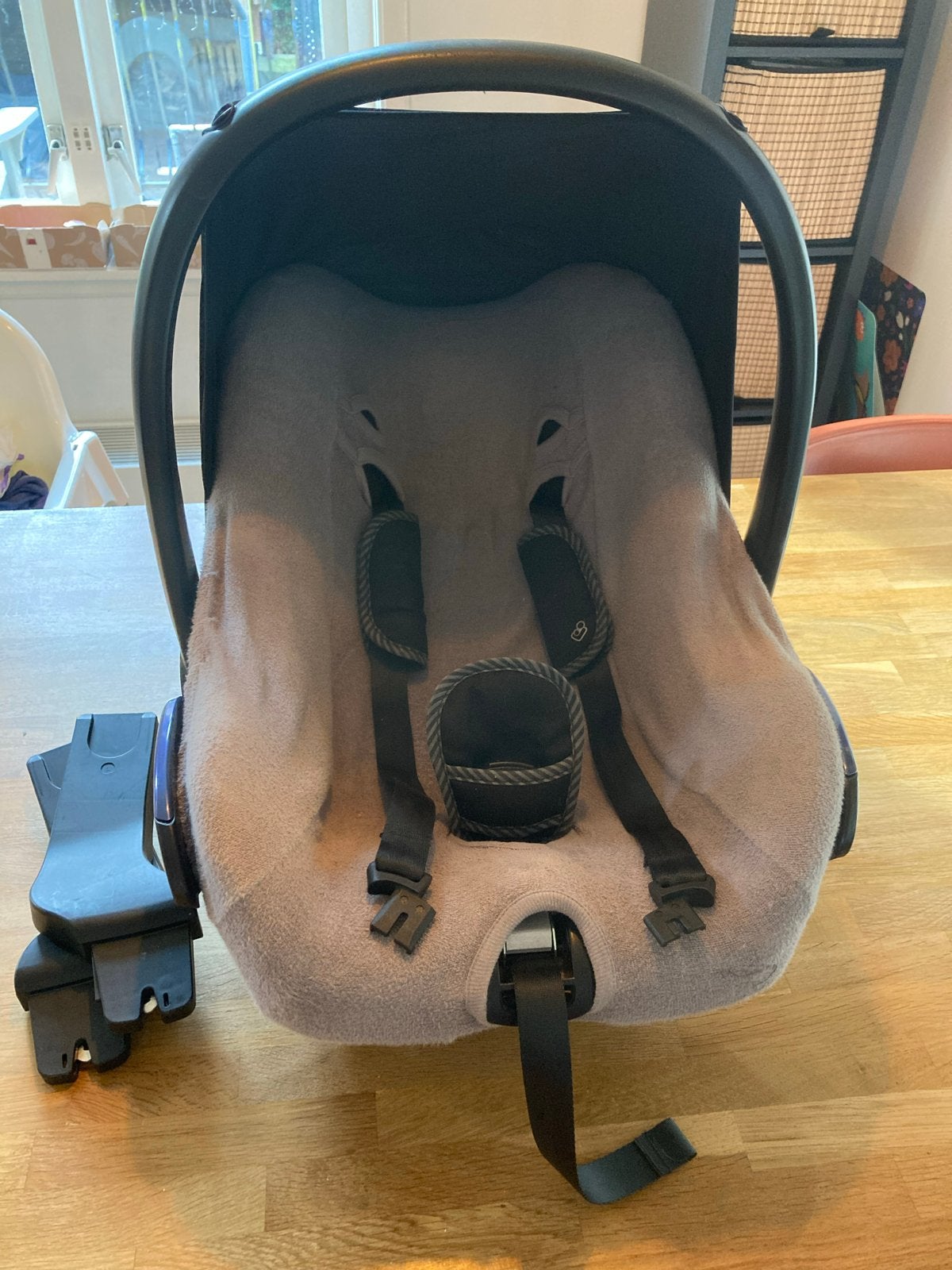 Maxi-Cosi autostoel met adapters, Ophalen, 0 t/m 13 kg, Maxi-Cosi, Gebruikt