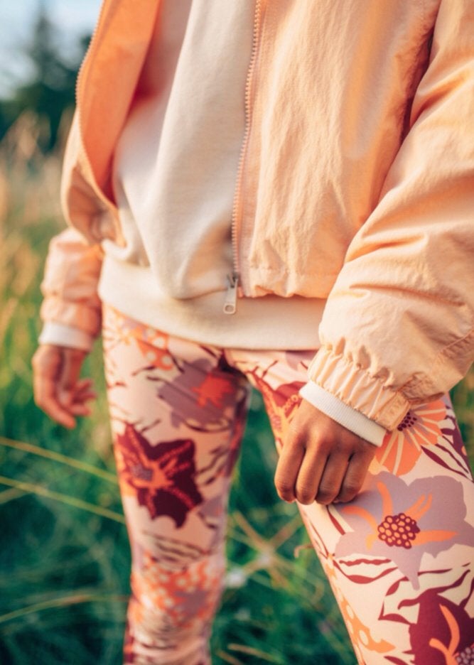 Ragwear vegan sport legging peach hoge taille print, Ragwear, Ragwear, Zwart, Nieuw