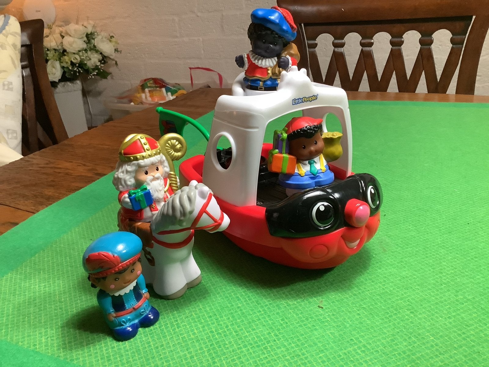 Fisher-Price Little People Sinterklaas Speelgoed Set, Ophalen of Verzenden, Zo goed als nieuw, Overige typen, Met geluid