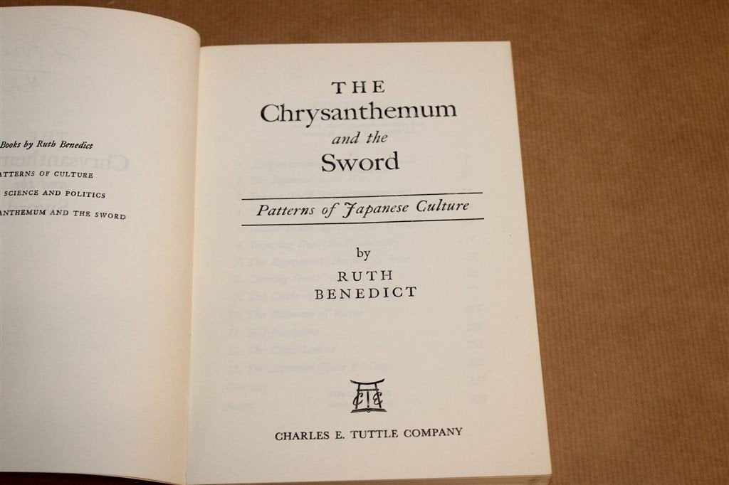 The Chrysanthemum and the Sword — Japan, Benedict, Ophalen of Verzenden, Gelezen, Azië