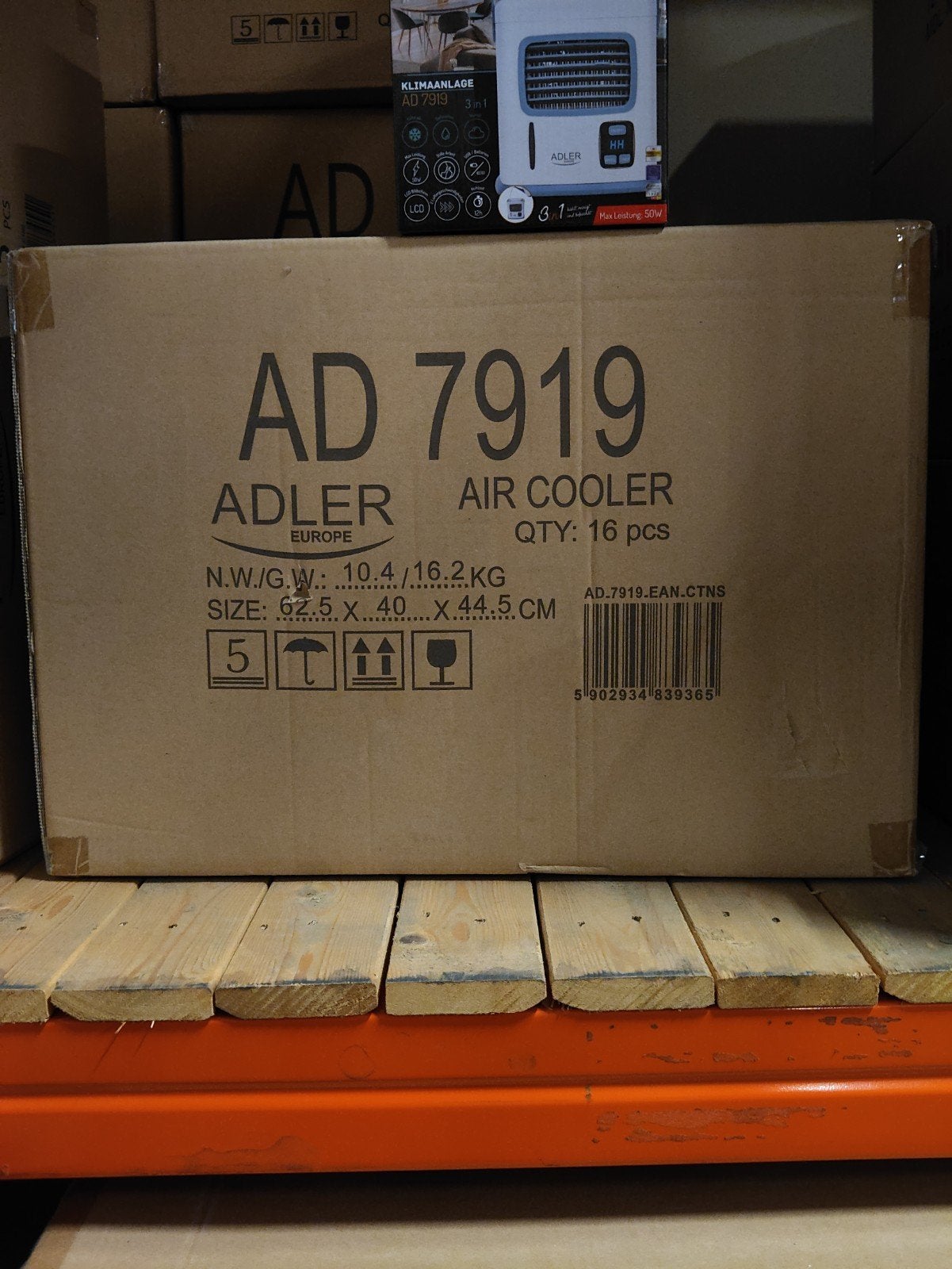 Mini Luchtkoeler van adler, Witgoed en Apparatuur, Airco's, Tafel- of Grondventilator, Minder dan 60 m³, Nieuw, 3 snelheden of meer