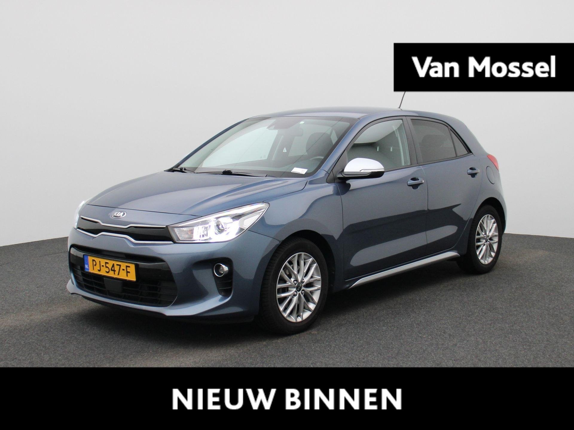Kia Rio 1.0 TGDI DynamicLine | Apple Carplay / Android Auto, Auto's, 12 maanden, Gebruikt, Euro 6, Blauw
