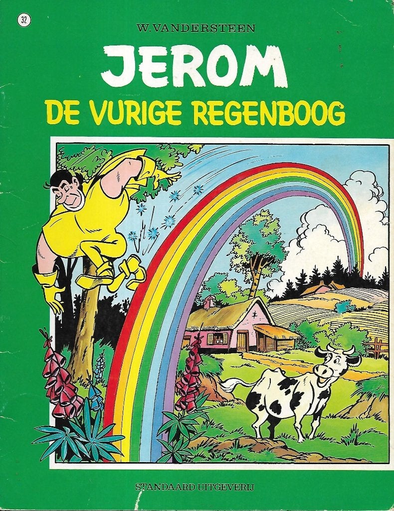 Jerom - Nr. 32: De vurige regenboog, Eén stripboek, Ophalen of Verzenden, Gelezen