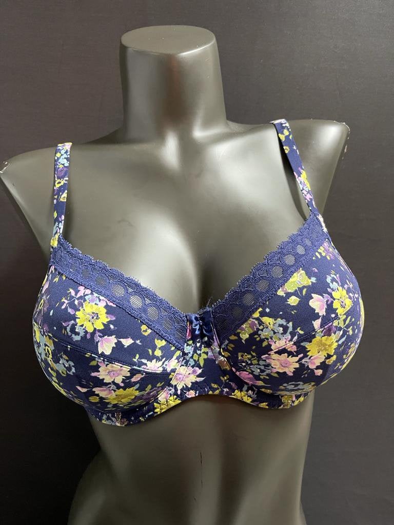 Prima donna bh 75d model flower fever, Verzenden, Blauw, BH