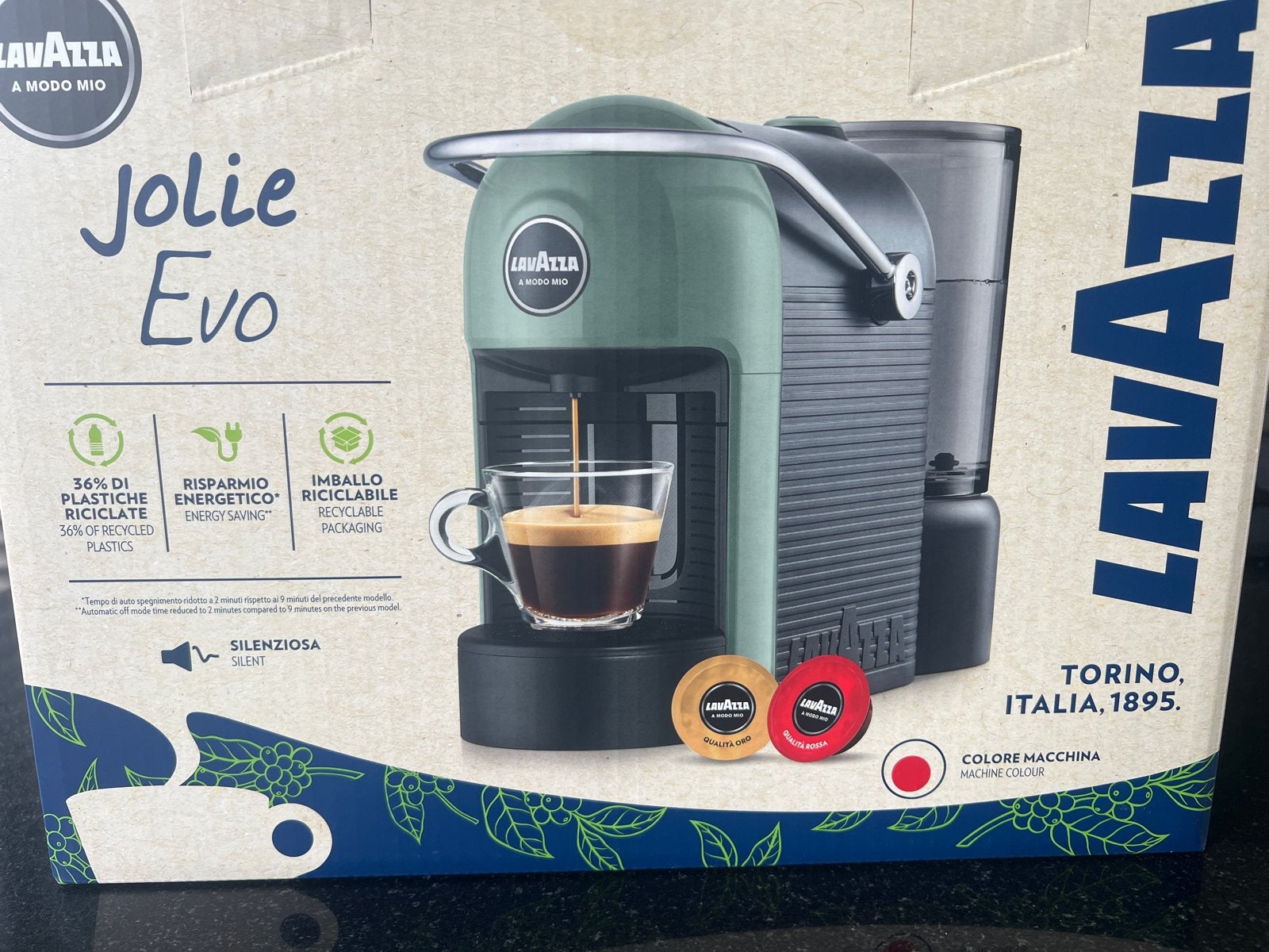 Lavazza Jolie Evo A Modo Mio Koffiezetapparaat Rood - Nieuw, Espresso apparaat, Nieuw, Ophalen of Verzenden, 1 kopje