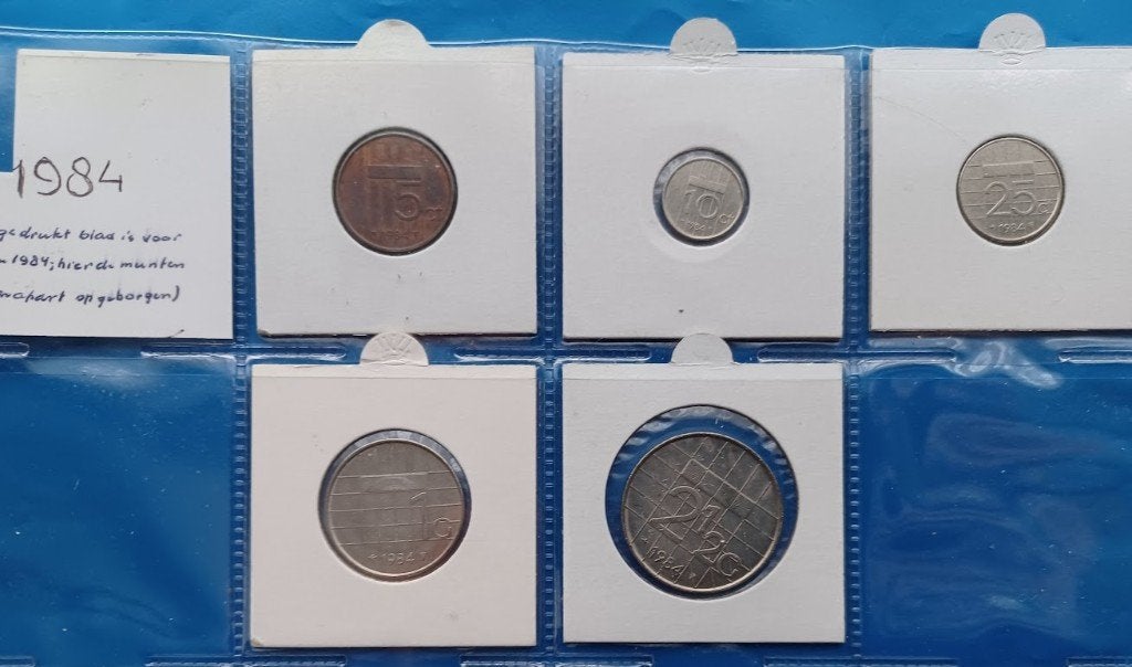 Jaarset Nederland 1984 - UNC, Verzenden, Koningin Beatrix, Setje