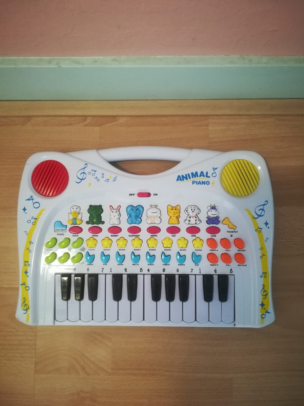 Animal Piano Speelgoed Keyboard voor Kinderen, Ophalen