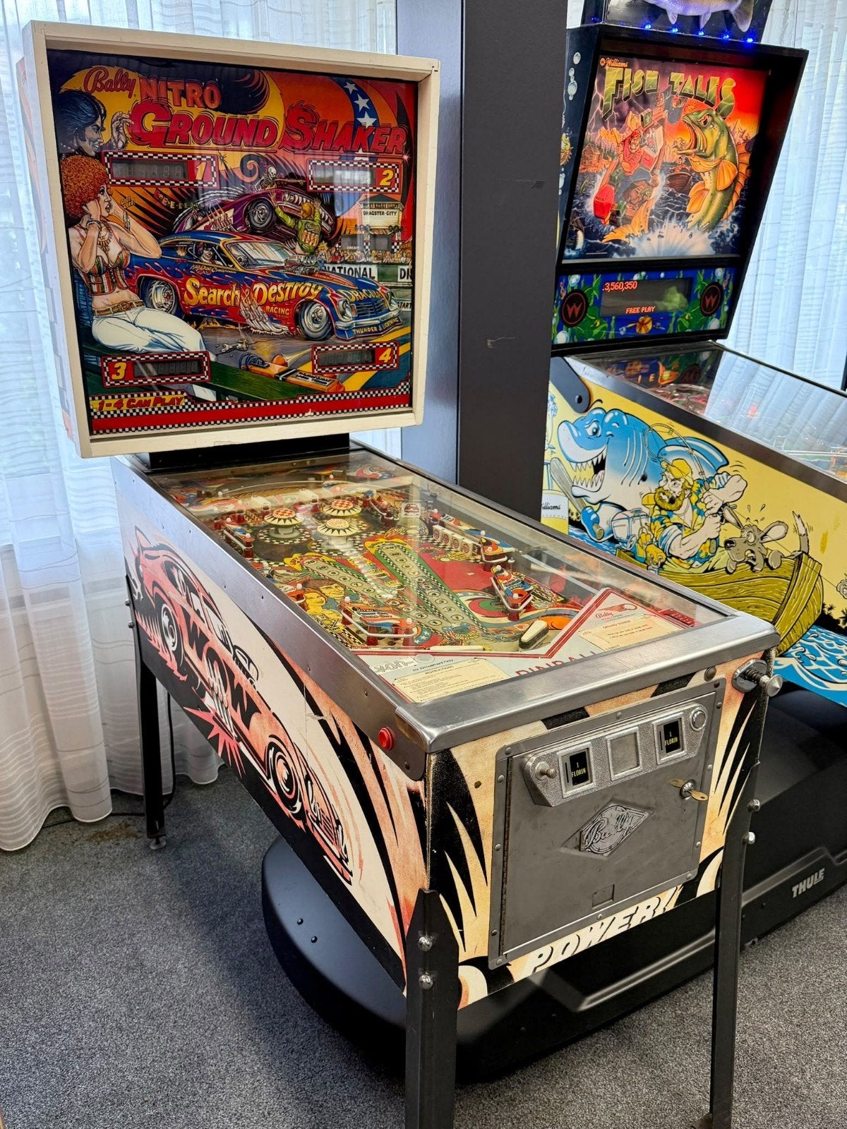 Bally Nitro Ground Shaker - goed werkende flipperkast, Ophalen, Gebruikt, Elektronisch, Bally
