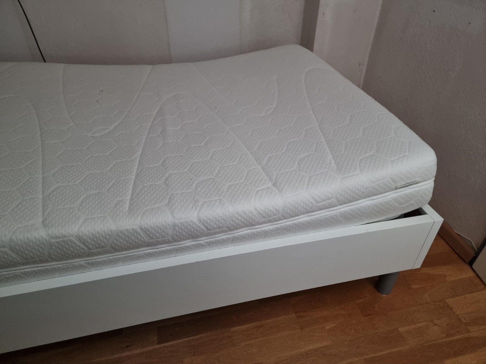 Auping elektrische bedbodem 120x200 - Zo goed als nieuw, Ophalen, Verstelbaar, Wit, Zo goed als nieuw