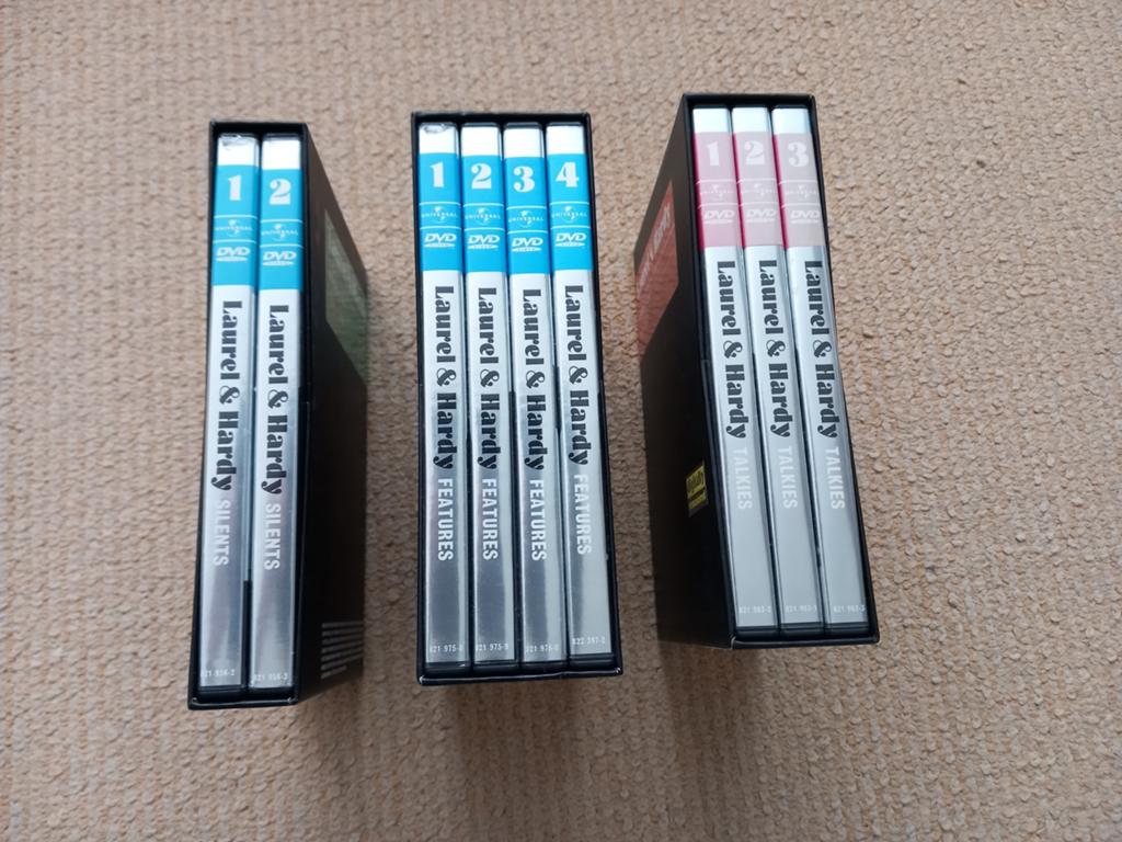 Laurel & Hardy DVD Boxsets: Silents, Features & Talkies, Alle leeftijden, Ophalen of Verzenden, Gebruikt