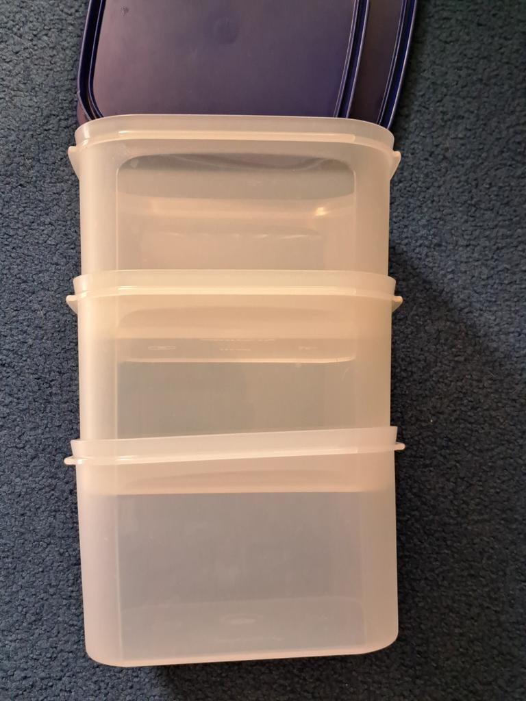 3 Tupperware voorraadbakken, Ophalen