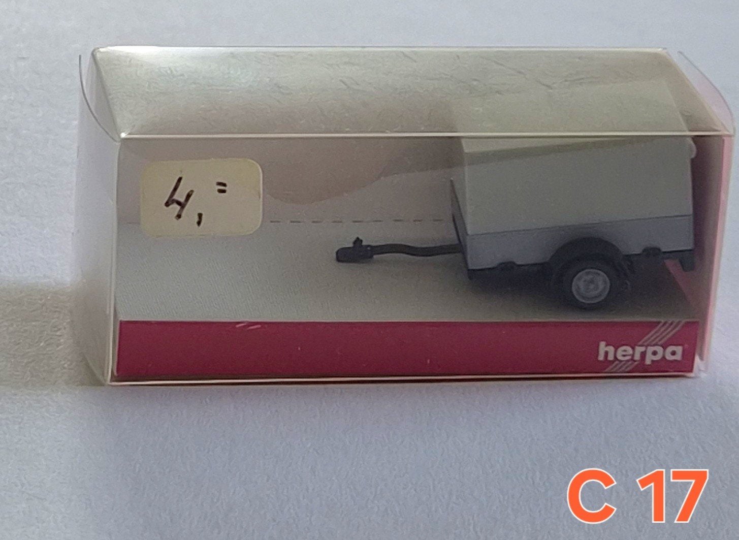 Herpa Aanhanger met Huif - Nieuw in Doos, Ophalen of Verzenden, Nieuw, Bus of Vrachtwagen