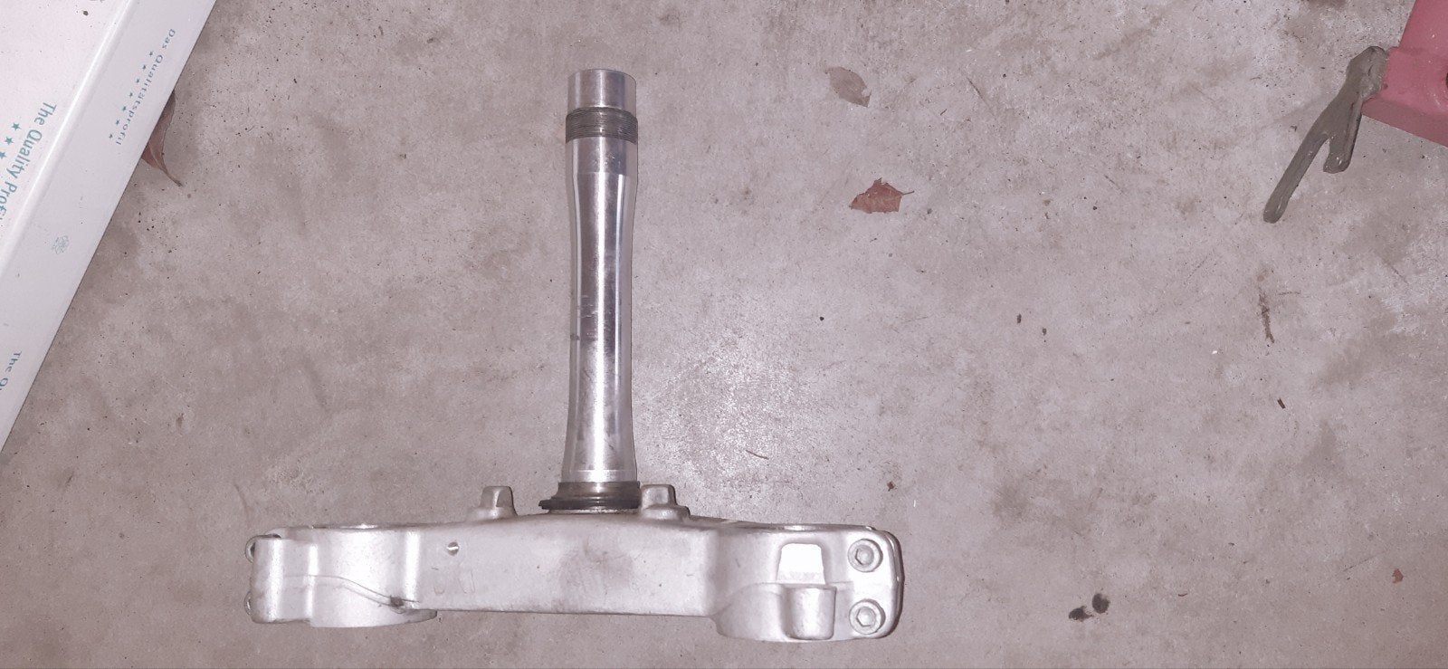 Ohlins tstuk tbv ohlins poten rsv tuono factory aluminium, Ophalen of Verzenden