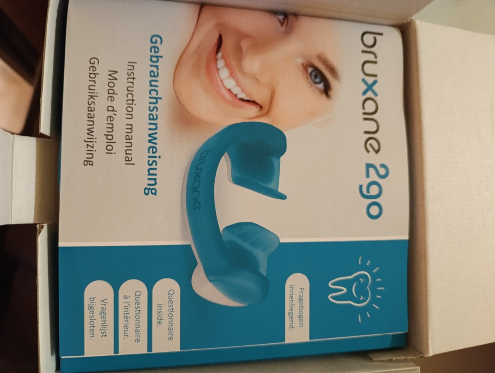 Bruxane 2go - Anti-knarsbitje met vibratie, Ophalen of Verzenden, Nieuw, Overige typen