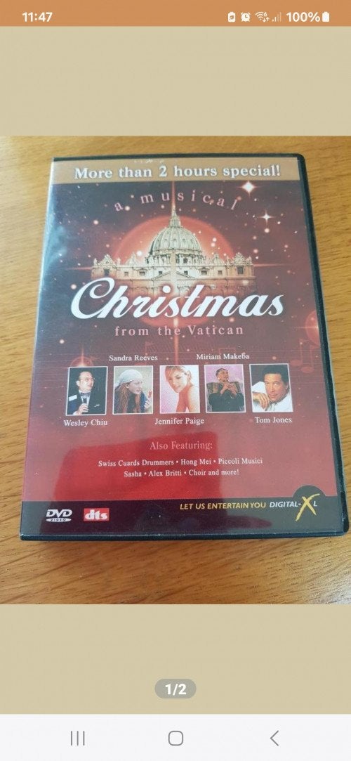 dvd christmas from the vatican rood, Ophalen of Verzenden