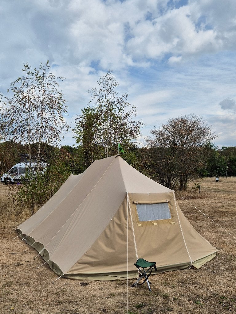 Carl Denig Castor ’83 katoenen tent, in zeer nette staat, Ophalen, Gebruikt, Tot en met 4