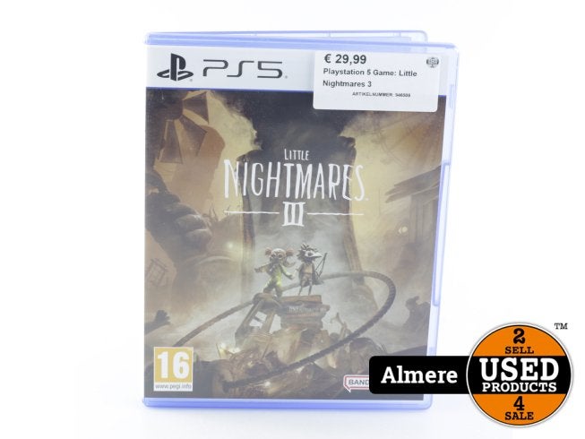 Playstation 5 Game: Little Nightmares 3, Playstation, Zo goed als nieuw, Support@playstation.com, 2207 Bridgepointe Parkway
San Mateo, CA 94404
United States
