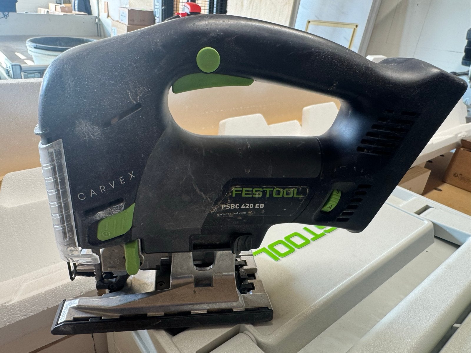 Festool CARVEX PSBC 420 EB Decoupeerzaag, Ophalen, Gebruikt, Decoupeerzaag, 30 tot 70 mm