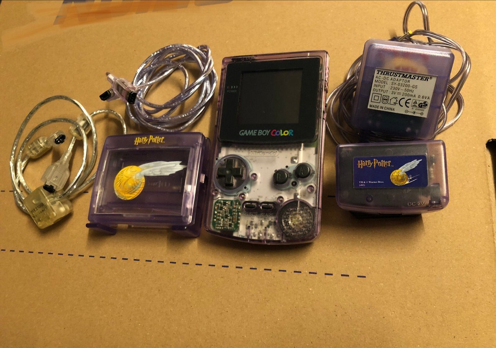 Game Boy Color met Harry Potter Thrustmaster accessoires, Spelcomputers en Games, Avontuur en Actie, 1 speler, Ophalen of Verzenden