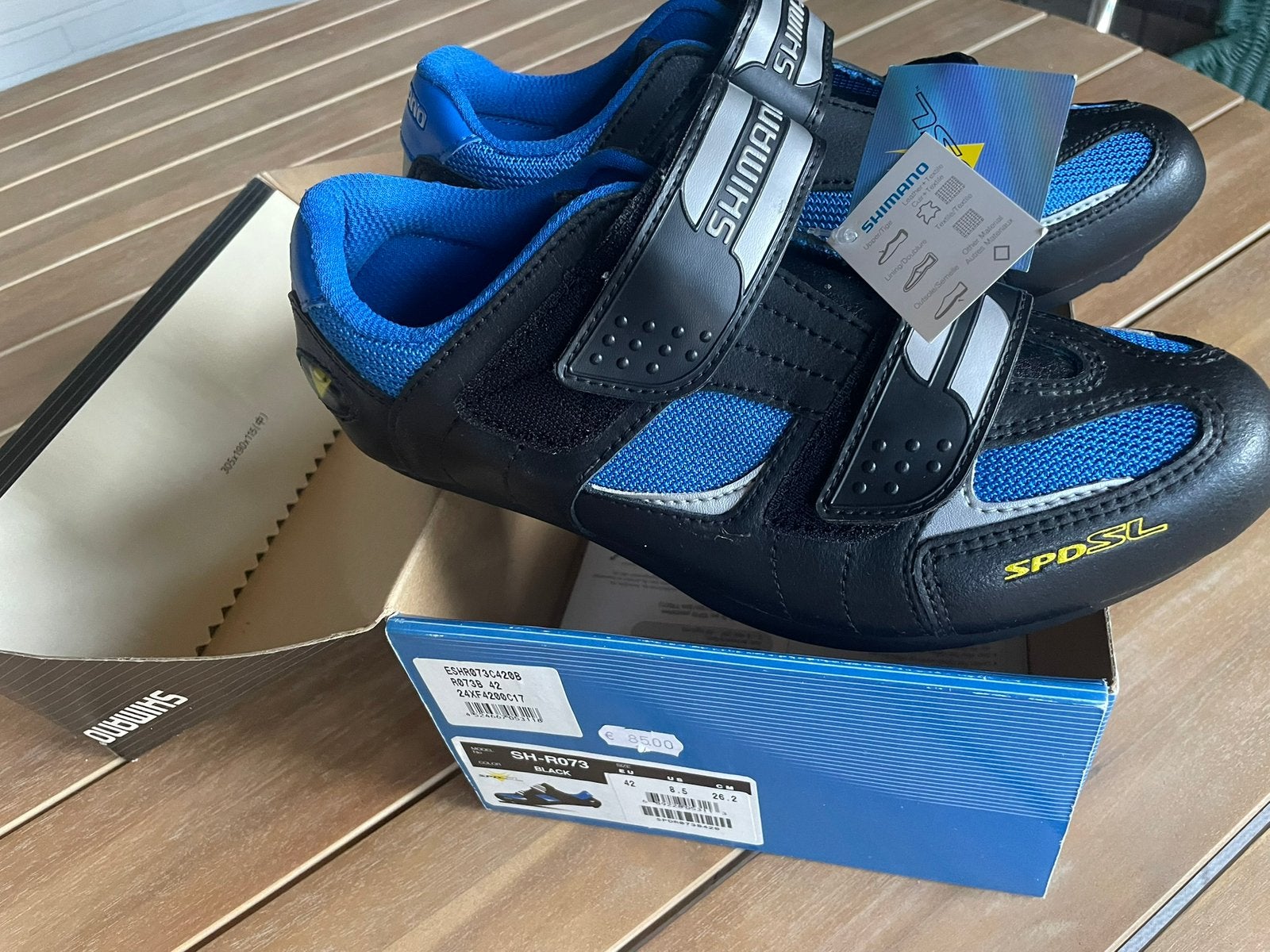 Shimano racefiets schoenen maat 42, Ophalen of Verzenden, Zo goed als nieuw