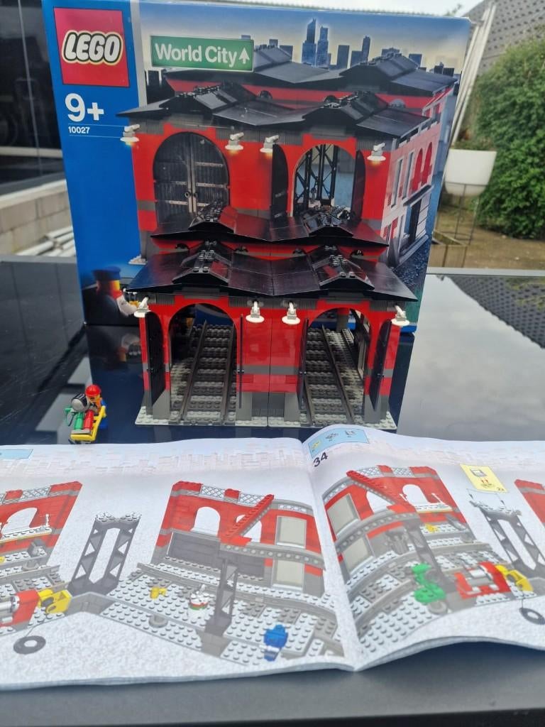 Lego 10027 Trein Remise in pracht staat, City, Lego, Ophalen of Verzenden, Zo goed als nieuw