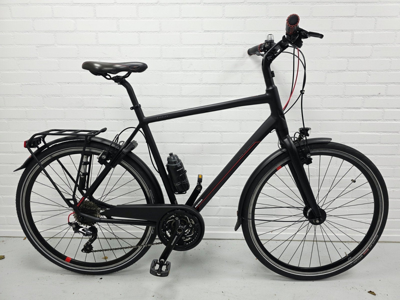 Koga F3 type 5.1 Hybride herenfiets 60 cm rijklaar, Fietsen en Brommers, Fietsen | Heren | Herenfietsen, Velgrem, Versnellingen