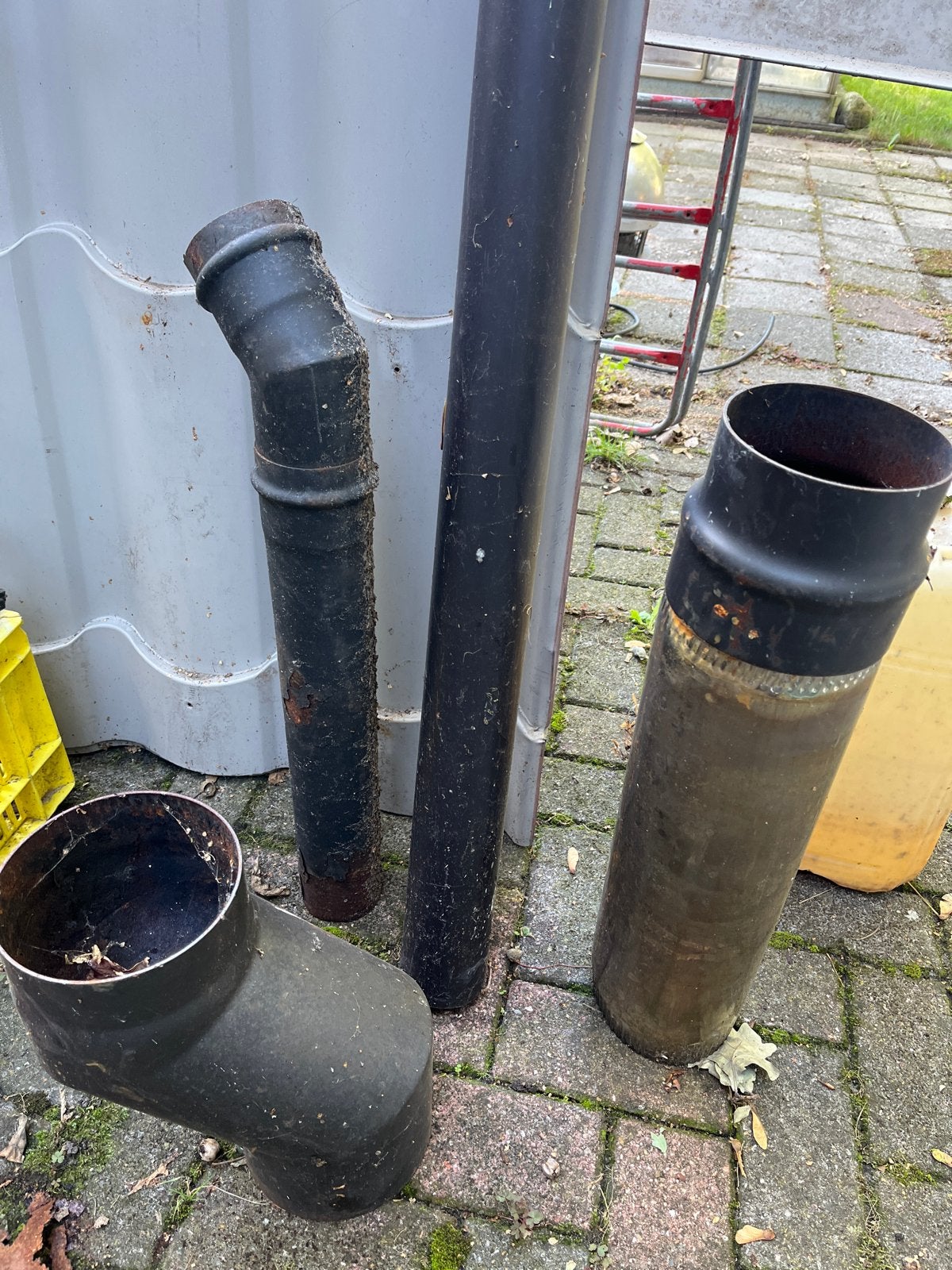 Diverse kachelpijpen, Ophalen of Verzenden, Gebruikt, Overige soorten