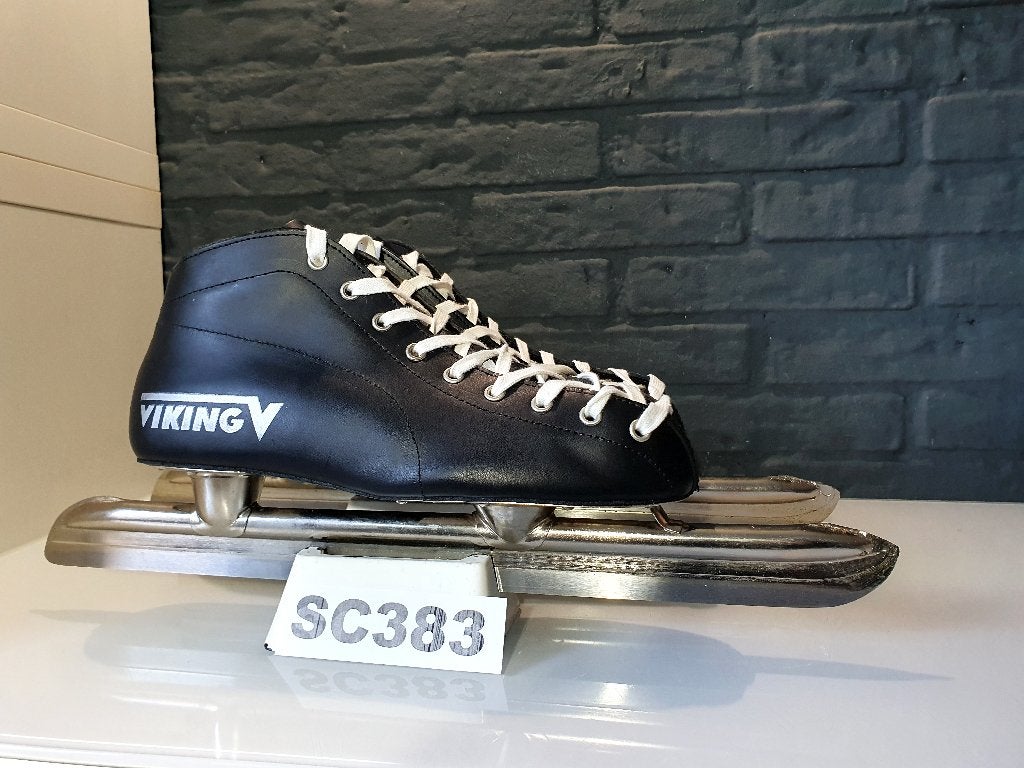 Viking Junior Tournoren Lage Laag Noren Leder Zwart Maat 42, Sport en Fitness, Schaatsen, Viking, Verzenden, Nieuw, Noren