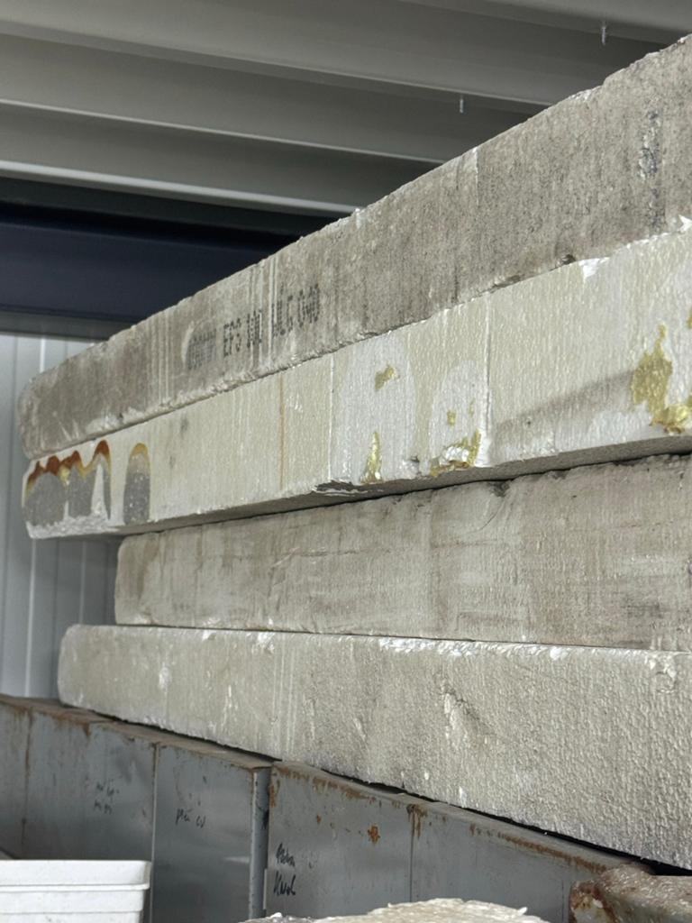 Tempex isolatie platen gebruikt 10 cm dik totaal 14 m2, Doe-het-zelf en Verbouw, Ophalen, Piepschuim (Tempex), 8 tot 12 cm, 15 m² of meer