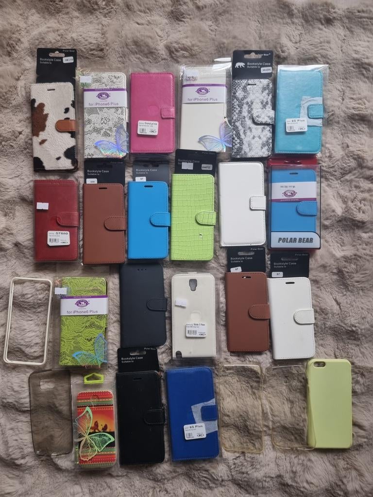 Partij nieuwe telefoon hoesjes uit de winkel, Ophalen, Nieuw