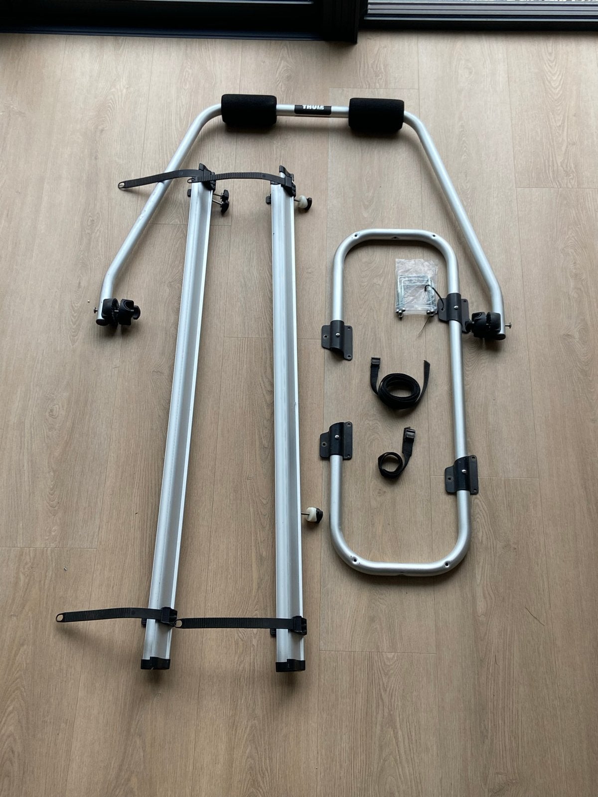 Thule Fietsendrager voor dissel caravan/vouwwagen/aanhanger, Ophalen, 2 fietsen, Gebruikt, Fietsendrager-accessoire