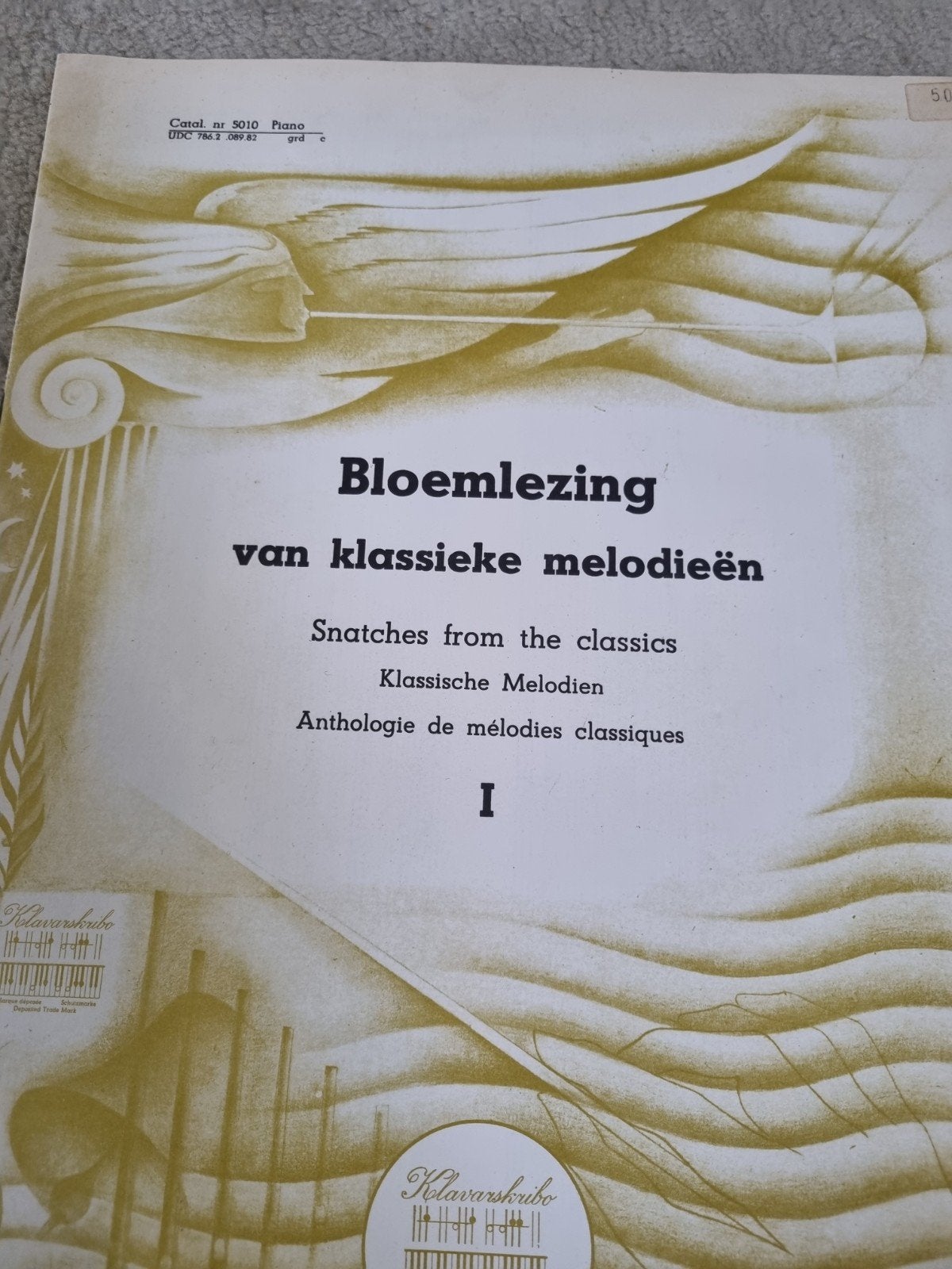 klavarskribo, bloemlezing v. klassieke melodieën, Ophalen of Verzenden, Zo goed als nieuw