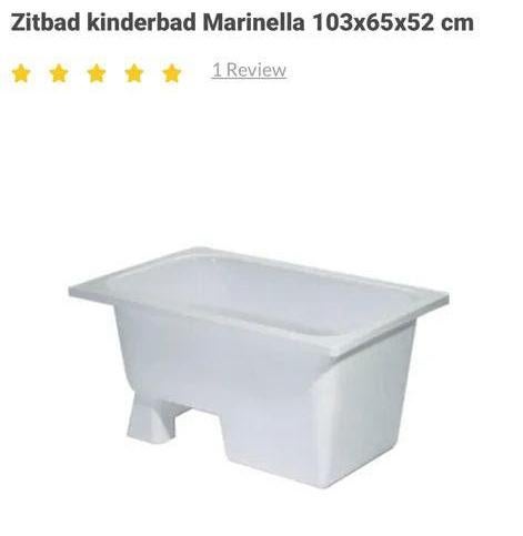 Zitbad kinderbad Marinella 103x65x52 cm, Doe-het-zelf en Verbouw, Sanitair, Gebruikt, Bad, Ophalen of Verzenden