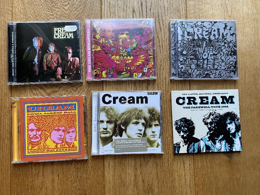 6 (8) CD's CREAM. Nieuwstaat !!!, Verzenden, Zo goed als nieuw