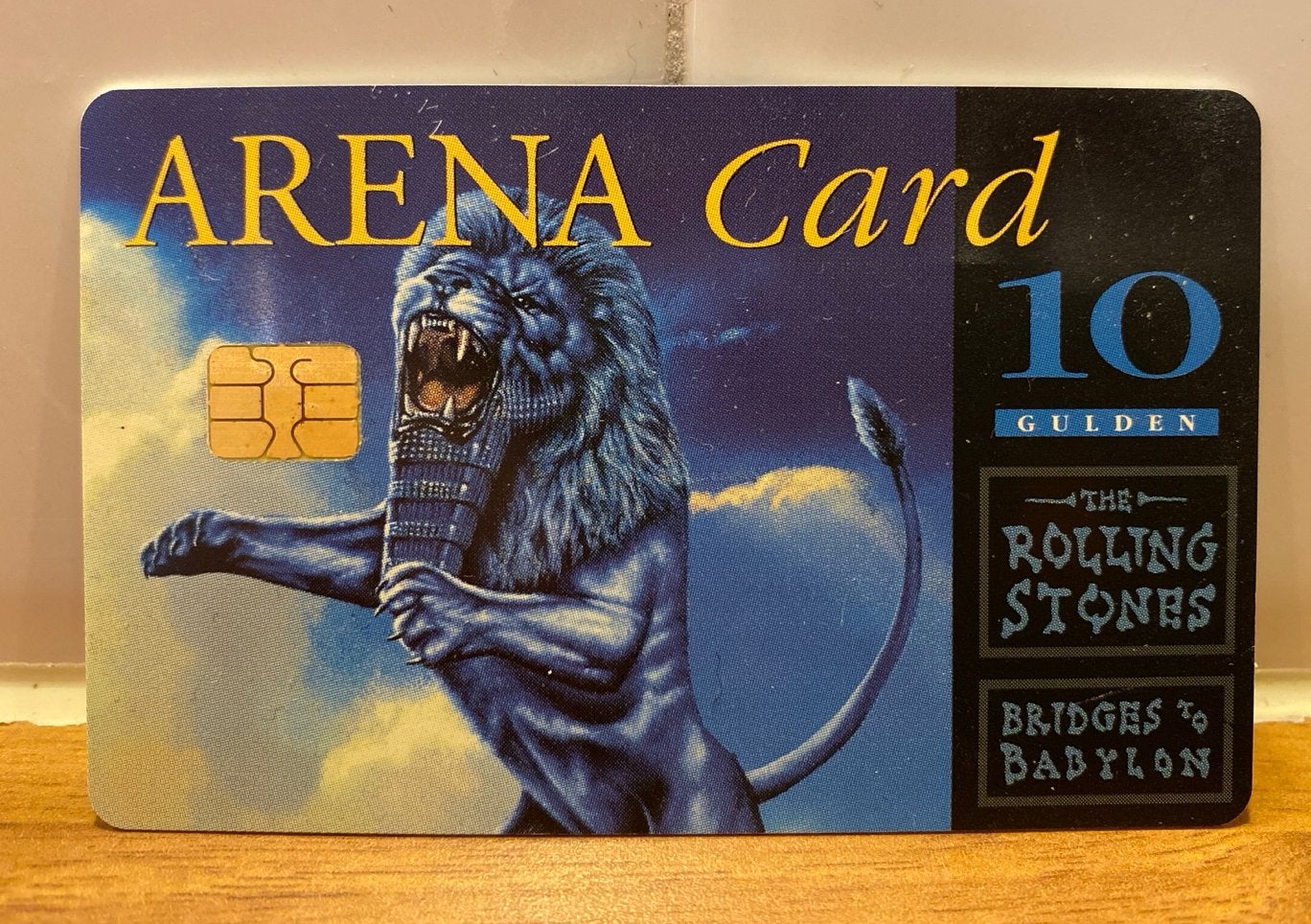 Rolling Stones Arena Card Kaart Bridges and Babylon Tour, Ophalen of Verzenden, Gebruikt, Gebruiksvoorwerp