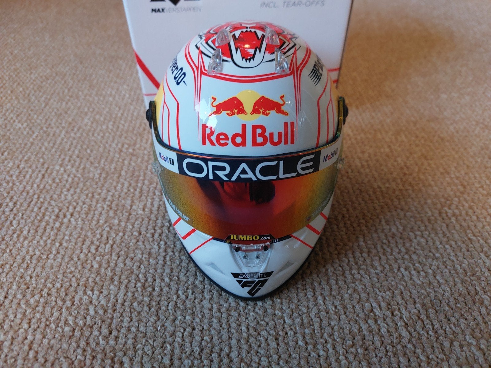 Max Verstappen Japanse GP 2023 Schaalhelm 1:2, Ophalen of Verzenden, Nieuw, Overige typen, Overige merken