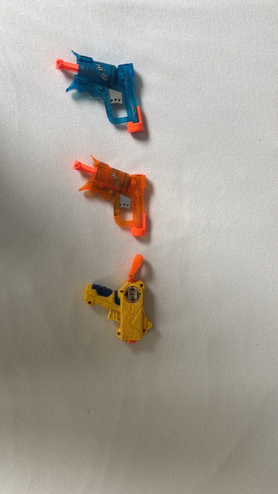 2 Nerf en 1 Zuru mini blasters, Ophalen of Verzenden, Gebruikt