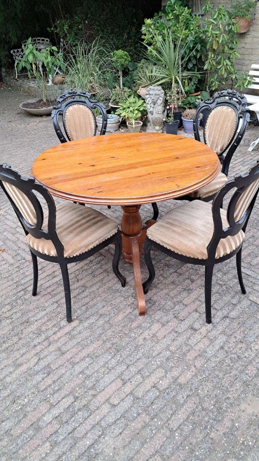 antieke eethoek, Ophalen of Verzenden