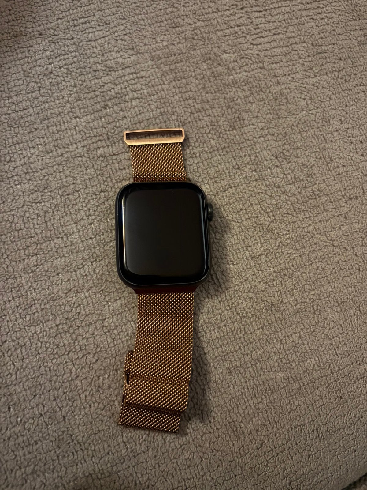 Apple watch serie 5 42mm, Ophalen, Zo goed als nieuw, Zwart, IOS