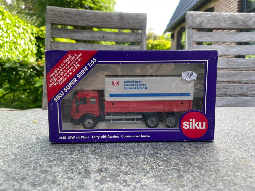 Siku 2618 - Mercedes SK met huif DB, Ophalen of Verzenden, Nieuw, Bus of Vrachtwagen, SIKU