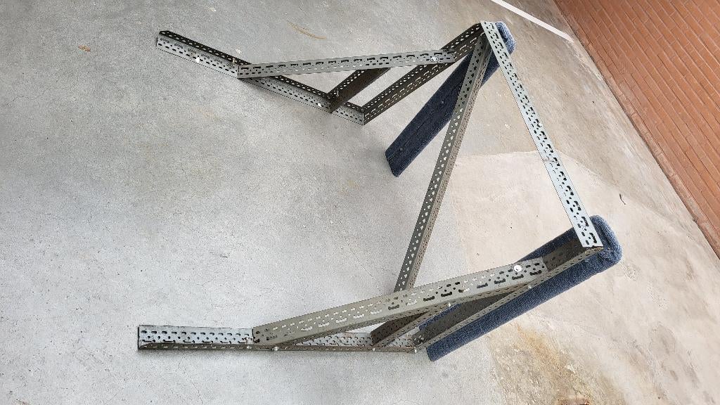 Stalen wandstellage voor berging van kano/sup/surfplank, Ophalen, Gebruikt, Overige typen