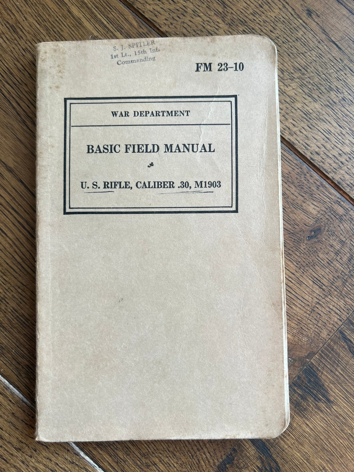 WO2 Amerikaans M1903 (Sniper) Springfield Rifle voorschrift, Amerika, Verzenden, Boek of Tijdschrift