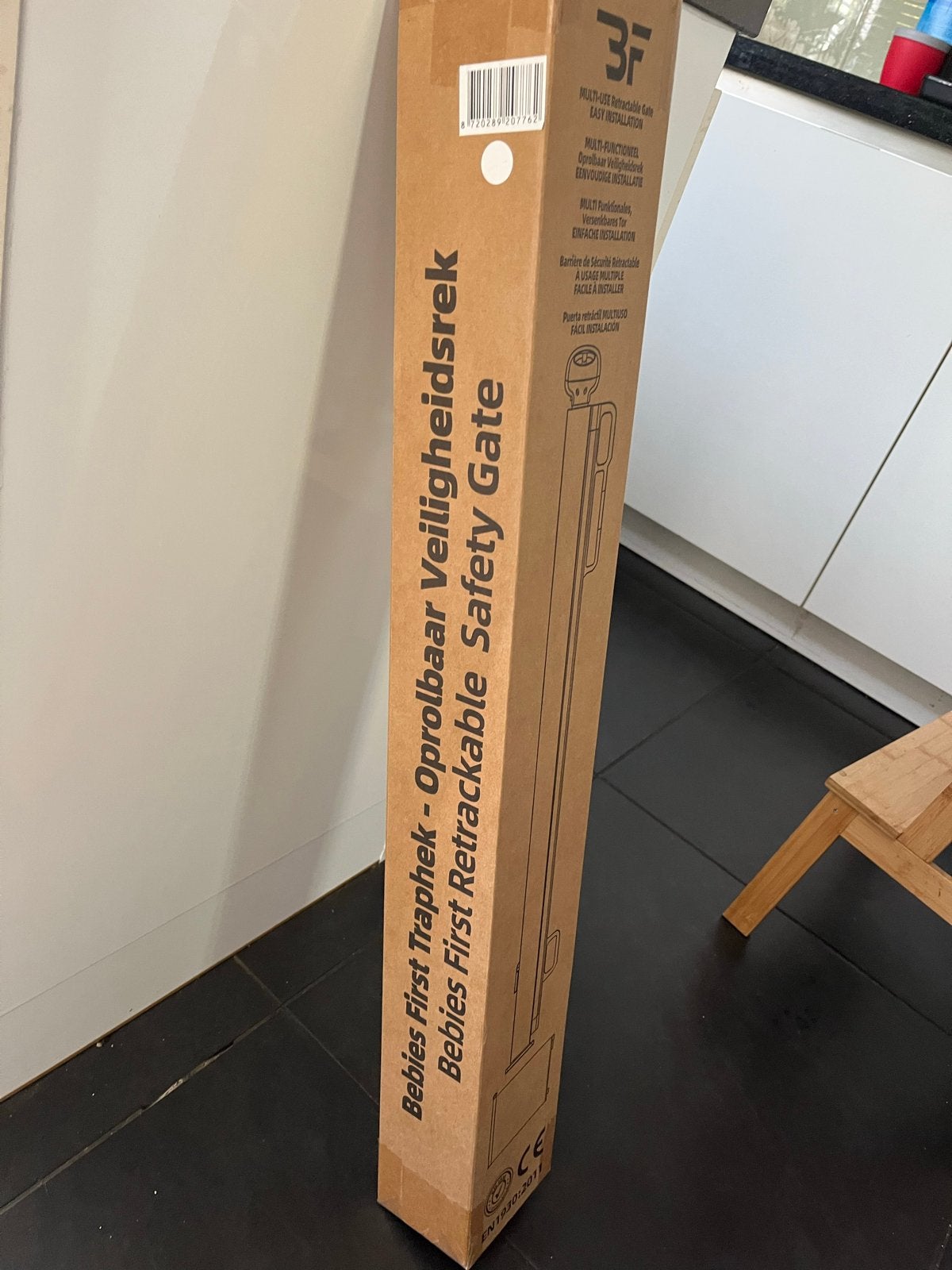 Bebies First Oprolbaar Veiligheidsrek - Nieuw in doos, Ophalen, Overige materialen, Nieuw, Oprolhekje