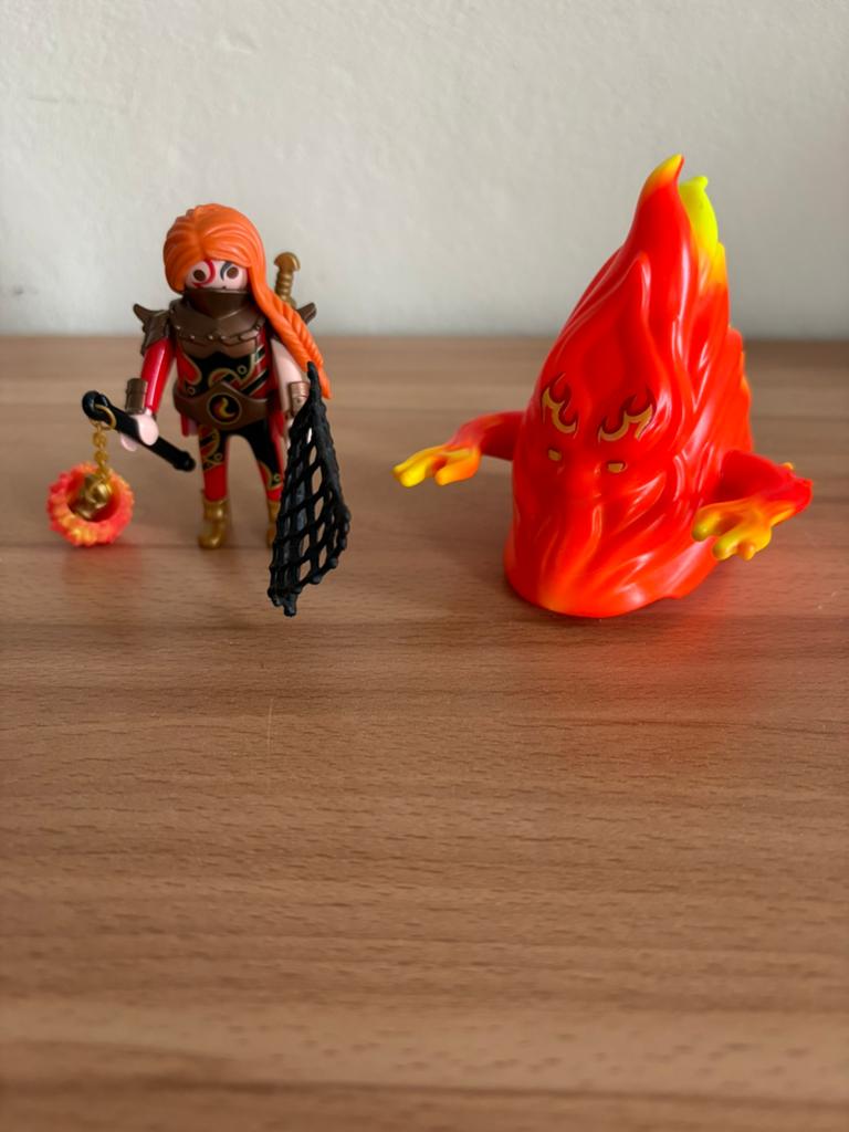 Playmobil 70227 Novelmore Burnham Raiders Vuurgeest, Ophalen of Verzenden, Zo goed als nieuw, Los playmobil