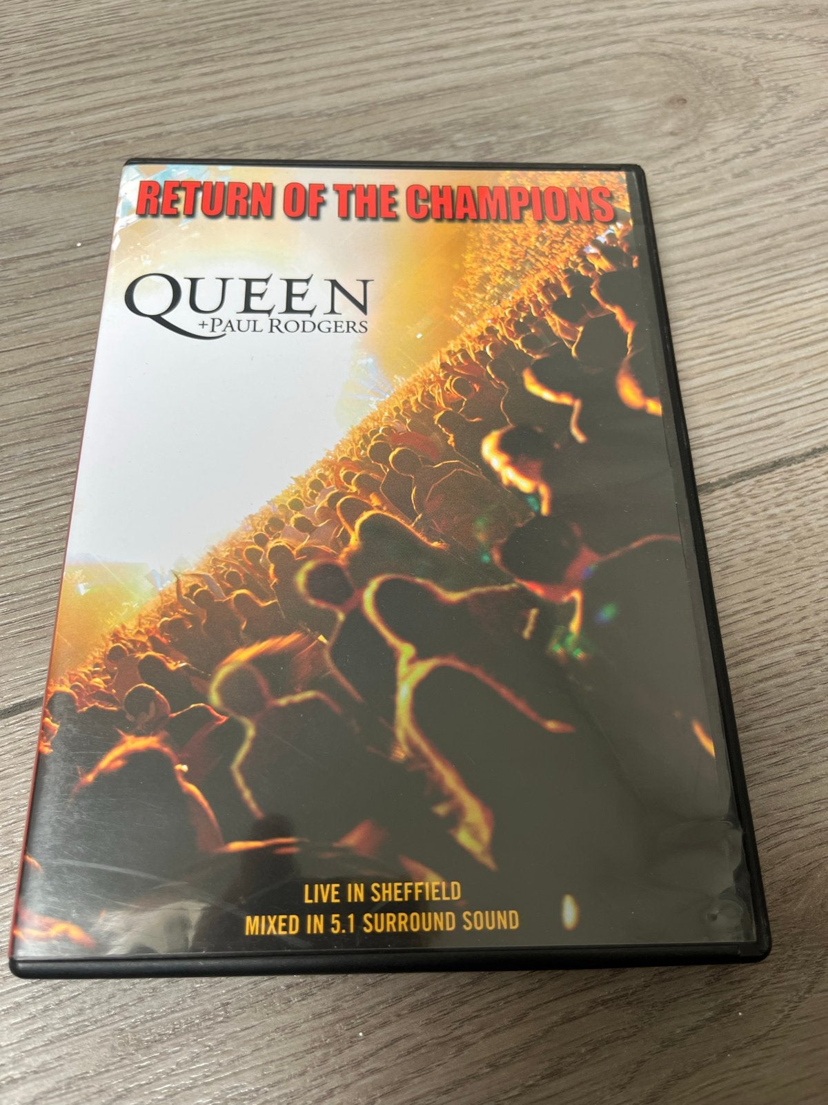 Queen + Paul Rodgers - Return of the Champions DVD, Alle leeftijden, Ophalen of Verzenden, Concert, Inclusief doosje