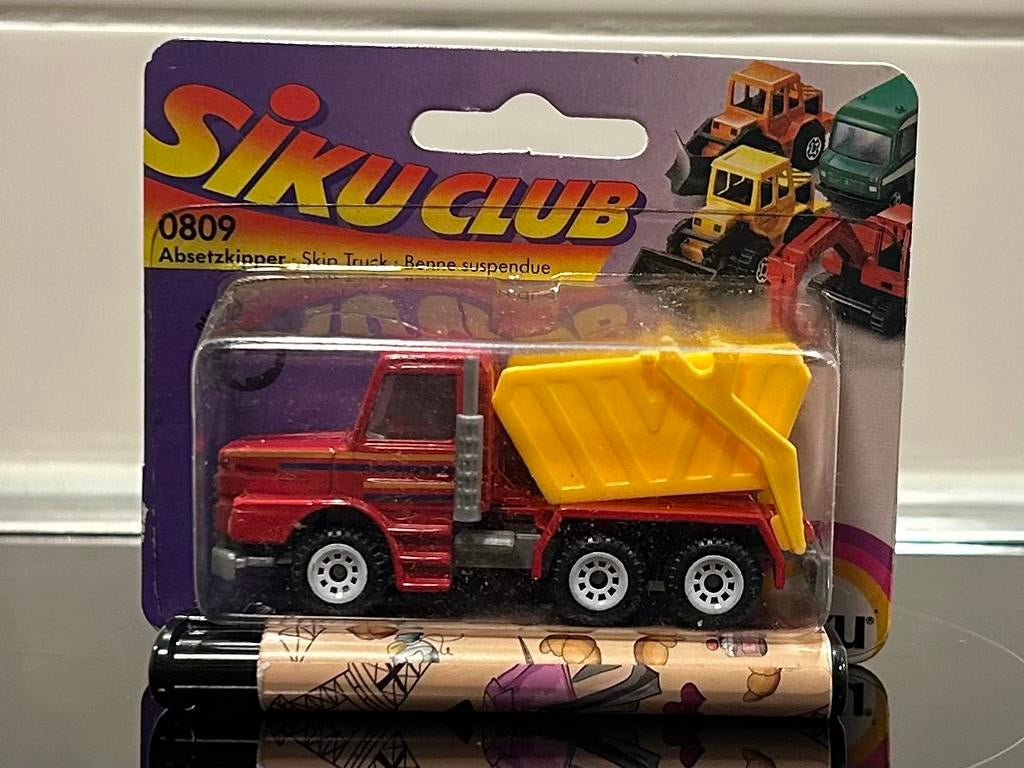 Siku Scania Containerwagen 1:64 OVP, Hobby en Vrije tijd, Verzenden, Zo goed als nieuw, Bus of Vrachtwagen