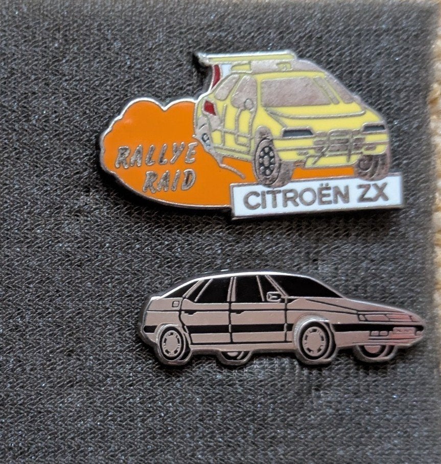 Pin speldjes Citroën XM en ZX rallye raid, Ophalen of Verzenden, Zo goed als nieuw