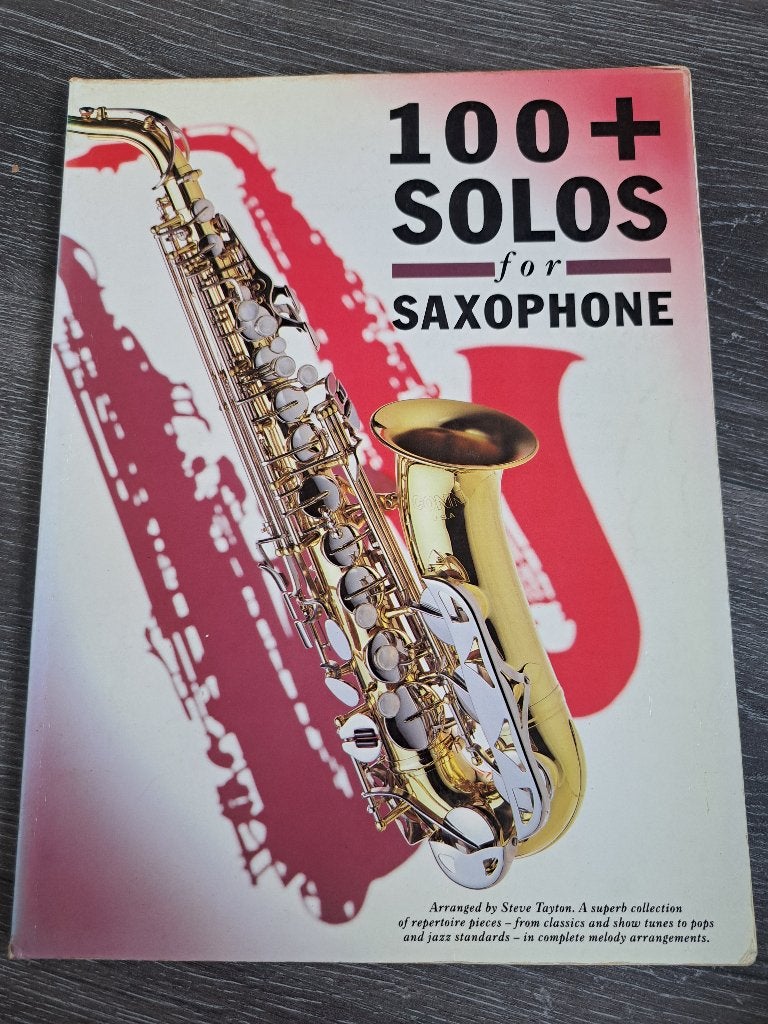 100+ Solos for saxophone, Muziek en Instrumenten, Ophalen of Verzenden, Zo goed als nieuw, Populair, Saxofoon