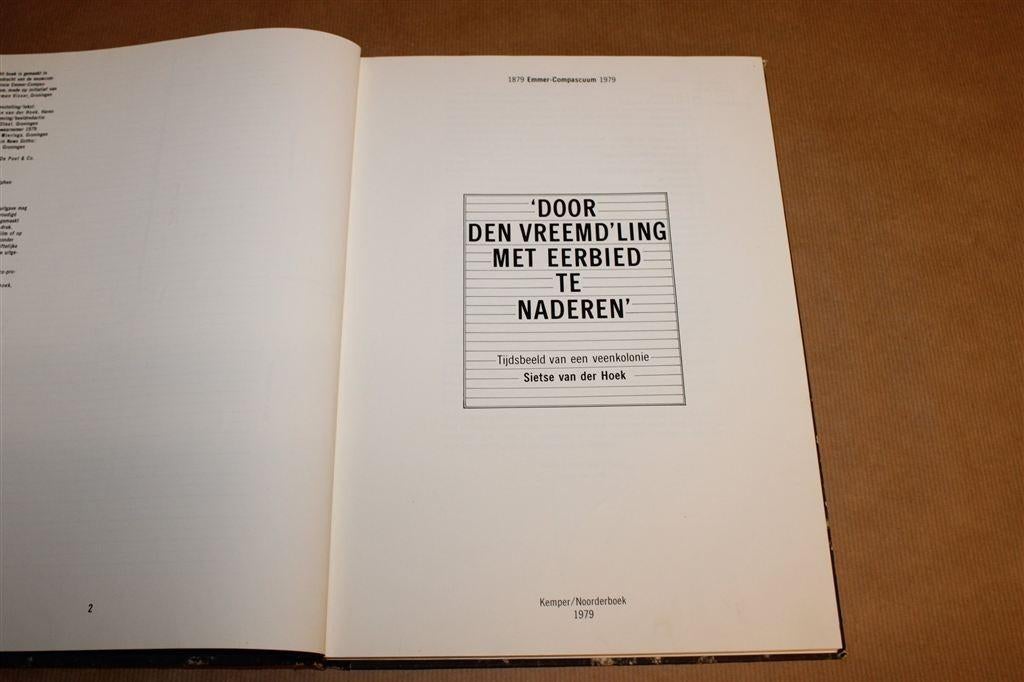 Emmer-Compascuum — Tijdsbeeld Veenkolonie, Fotoboek [1979], Ophalen of Verzenden, Gelezen